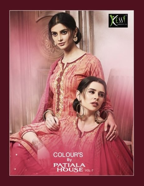 COLOURS BY PATIALA HOUSE VOL 7 BY KESSI FABRICS COTTON PANJABI SUITS WHOLESALE