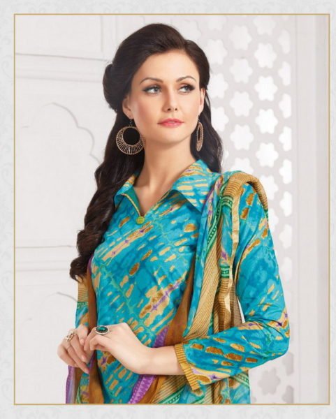 JK NETRA UNSTICHED PRINT SALWARKAMEEZ WITH SHIFFON DUPPATTA