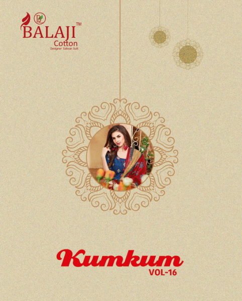 KUMKUM VOL 16 PRINTED COTTON UNSTICHED DRESS MATERIAL WHOLESALE