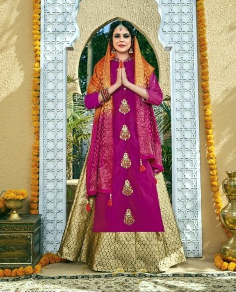 DESIGNER KURTIS WITH HEAVY DUPPATTA – ODHANI VOL 6 WHOLESALE