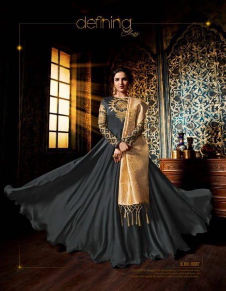 Amirah Vol 10 Heavy Duppatta Designer Heavy Anarkali Georgette Suit
