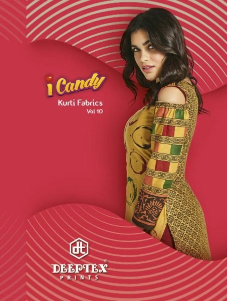 DEEPTEX I CANDY VOL 10 COTTON PRINTED KURTIS MANUFACTURER WHOLESALE