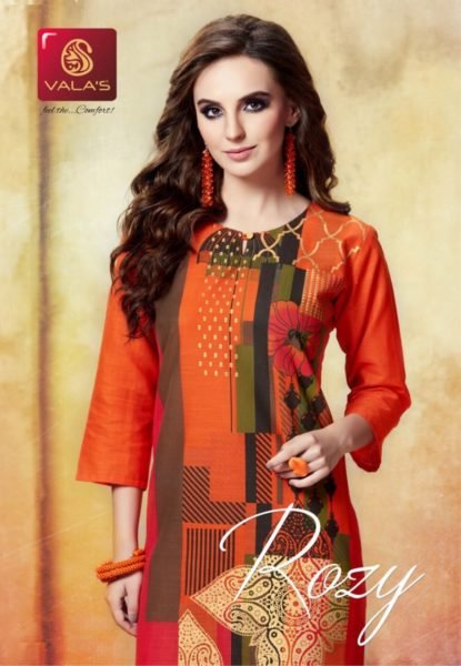 Valas brand rozy trendy fancy collection of Kurtis buy online lowest rate