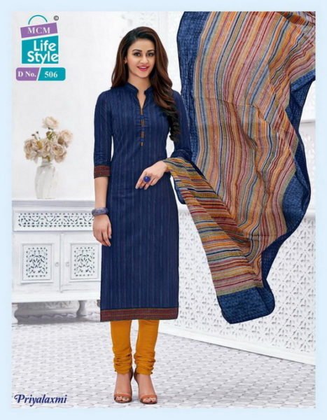 priyalaxmi vol 11 mcm lifestyle cotton printed dress materials wholesaler