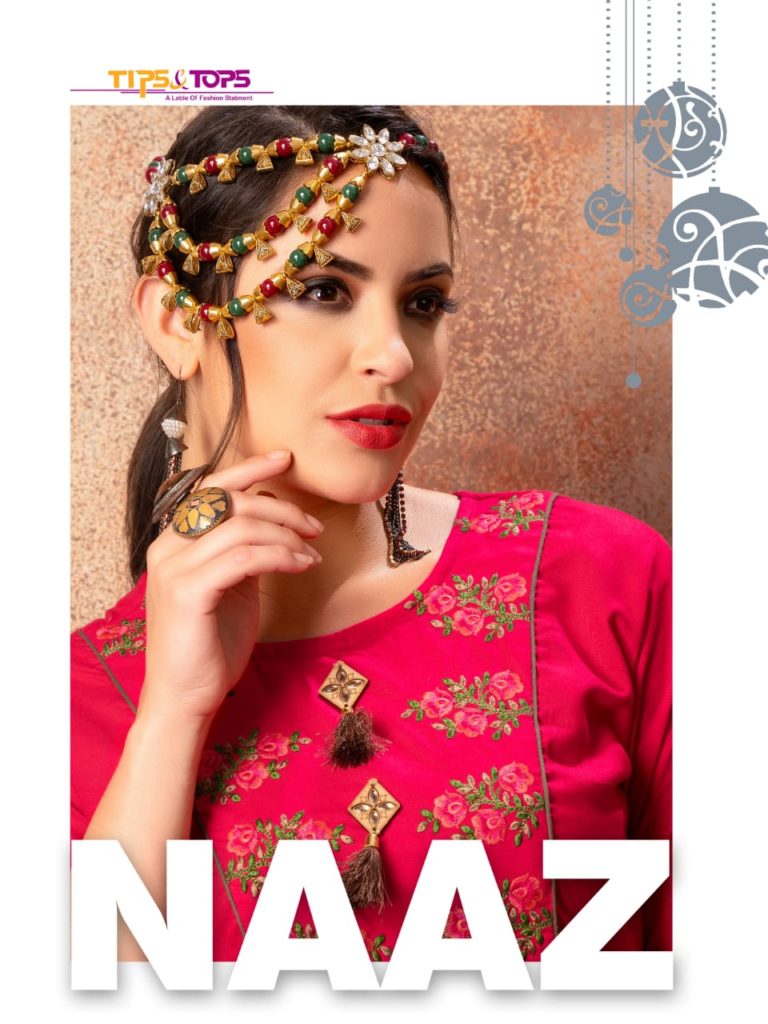 Tips tops Naaz rayon fancy Kurtis wholesaler manufacturer