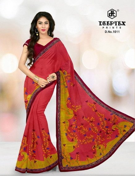 Deeptex Priyamani vol 1 cotton printed saree wholesaler