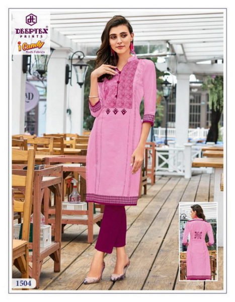 Deeptex i candy vol 15 low rate Kurtis wholesaler