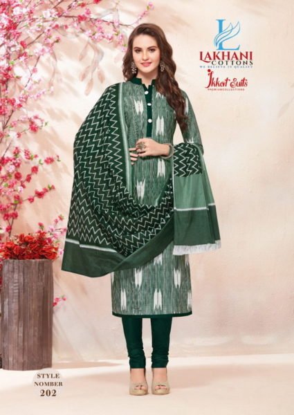 Ikkat vol 2 cotton dress materials wholesalers