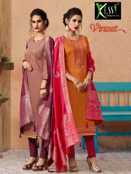 Kessi Virasat Designer Dress Materials wholesaler