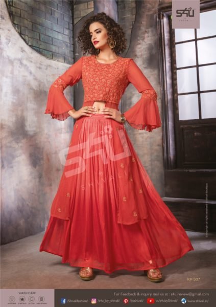 S4U Kitty Party Vol 5 Designer Party wear Kurtis Wholesalers