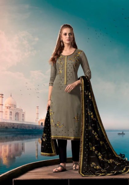 Kessi Taj jam silk cotton salwar suits wholesaler