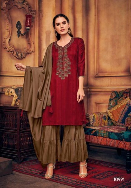 Sharara Swag vol 3 Krishriyaa Top with Sharara & Duppatta