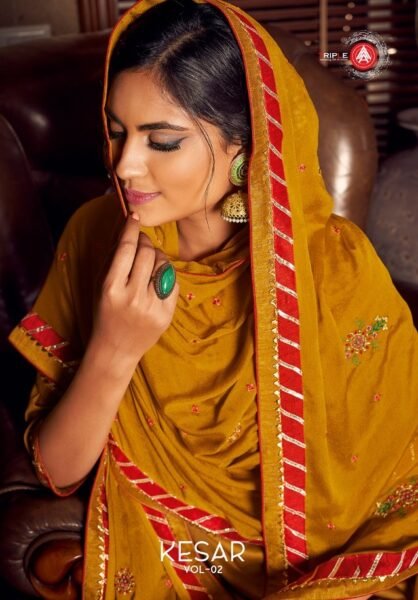 AAA Kesar vol 2 Designer Dress Materials wholesalers