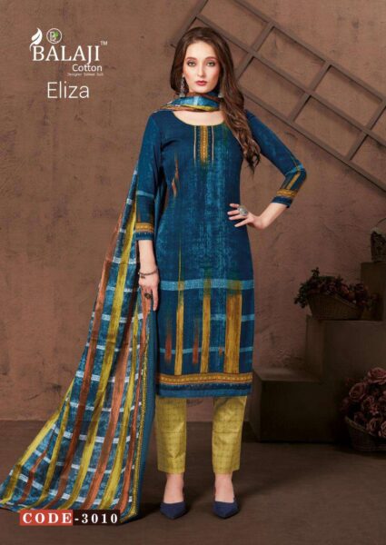 Balaji Eliza vol 3 Rayon printed Dress materials wholesaler