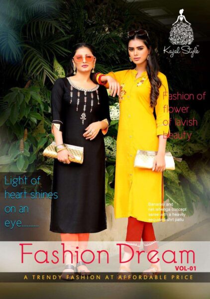 Kajal Fashion Dream vol 1 Kurtis with Pants wholesaler