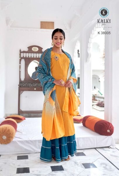 Kalki Sathiya Readymade Silk Suits wholesalers