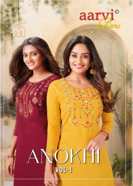 Aarvi Anokhi vol 1 Silk Kurtis with Pants wholesalers