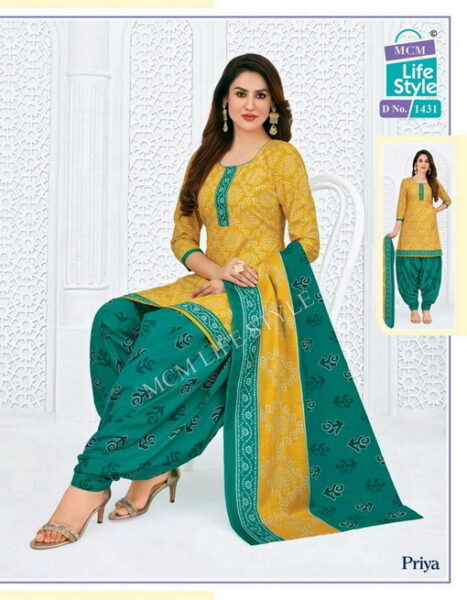 MCM Priya vol 15 Dress Materials wholesale