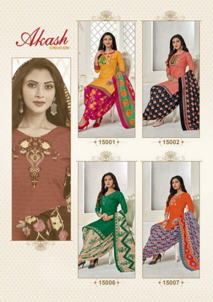 Mayur Akash Padmavati vol 15 Dress Materials