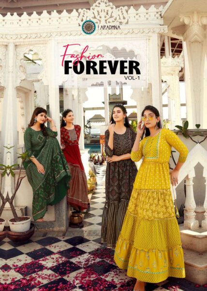 Fashion Forever vol 1 Designer Gown Kurtis wholesalers