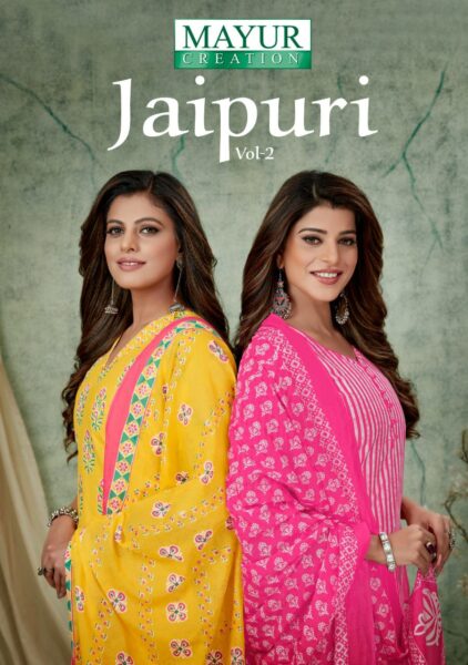 Mayur Jaipuri vol 2 Kurtis with Pant
