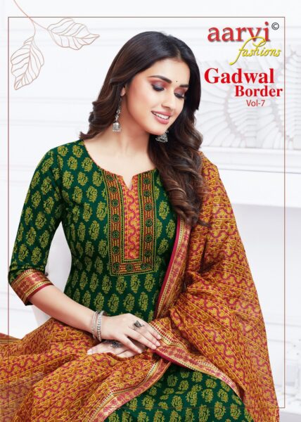 Aarvi Ghadwal Border vol 7 Readymade Suits