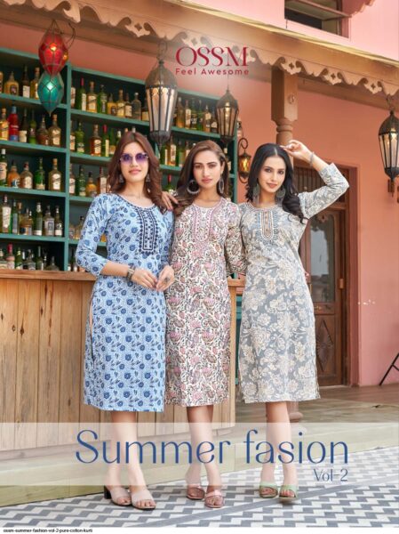 Ossm Summer Fashion Vol 2 Kurtis