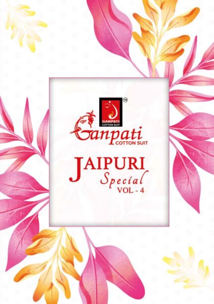Ganpati Jaipuri Vol 4 Readymade Suits