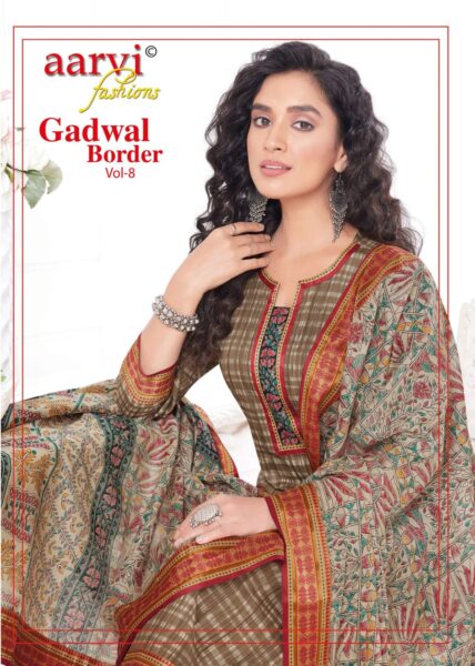 Aarvi Gadwal Border Vol 8 Dress Materials
