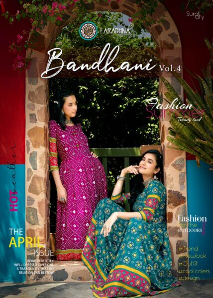 Bandhani Vol 4 Gown Kurtis