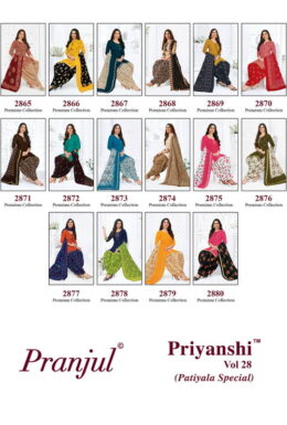 Pranjul Priyanshi Vol 28 Readymade Suits