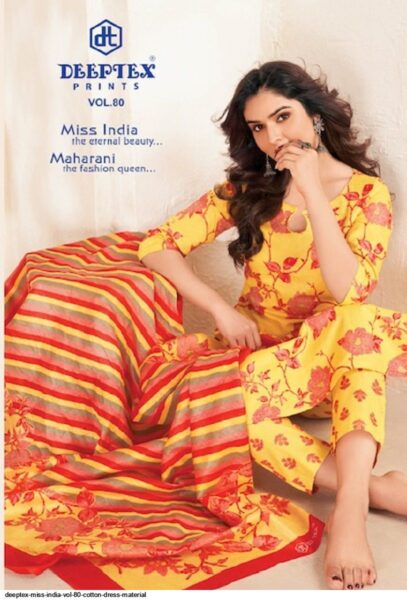 Deeptex Miss India Vol 80 Dress Materials