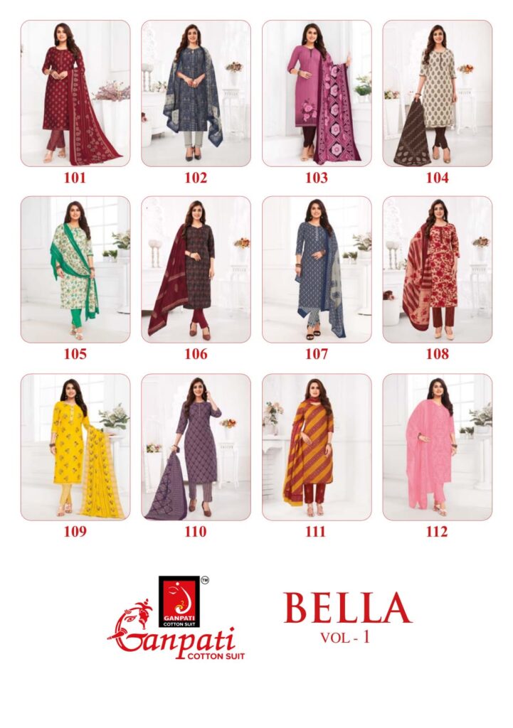 Ganpati Bella Vol 1 Readymade Suits
