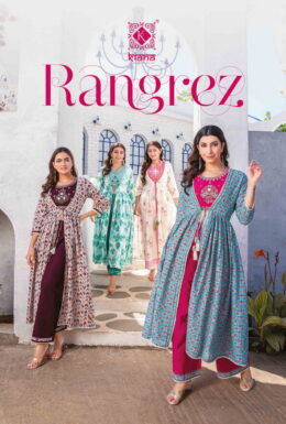 Kiana Rangrez Shrug Readymade Suits