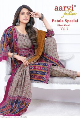 Aarvi Patola Spl 1 Readymade Suits