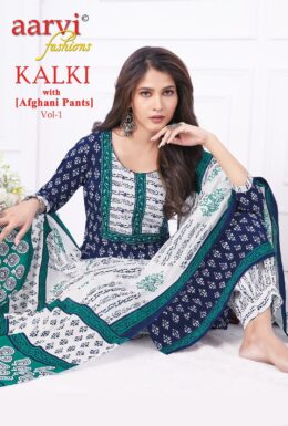 Kalki Vol 1 Aarvi Fashions Afghani Readymade Suit