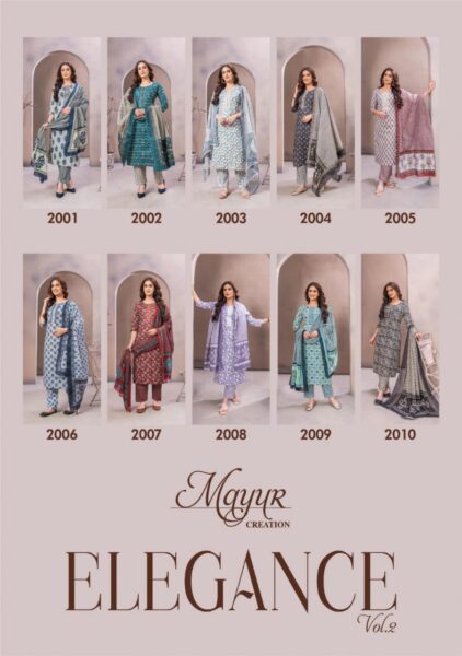 Mayur Elegance Vol 2 Jaipuri Readymade Suits