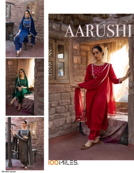 100 Miles Aarushi Readymade Suits
