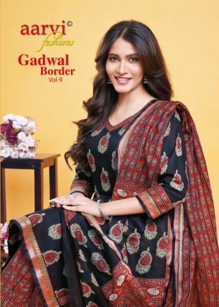 Aarvi Gadwal Border Vol 9 Readymade Suits
