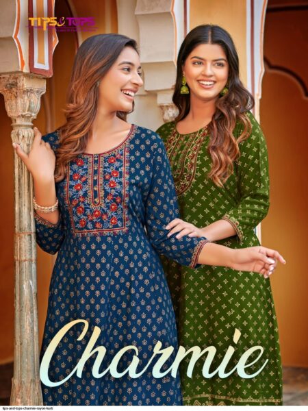 Tips & Tops Charmie Gown Kurtis