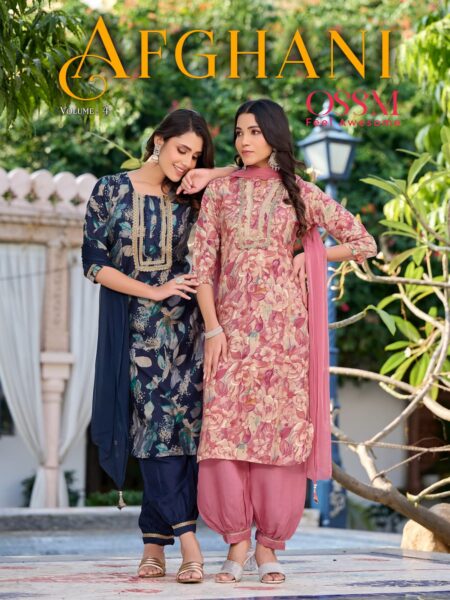 Afghani Vol 4 by Ossm Readymade Suits