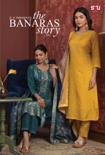 S4U Banaras Story Readymade Suits